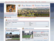 Tablet Screenshot of nickyhomes.com